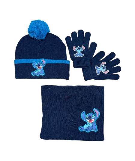 Bonnet Gants Snood Garçon Lilo & Stitch