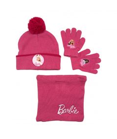 Barbie Girl Snood Mütze Handschuhe