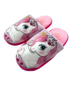 Pantofola da ragazza unicorno