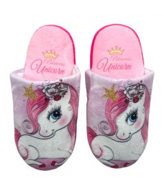 Pantofola da ragazza unicorno