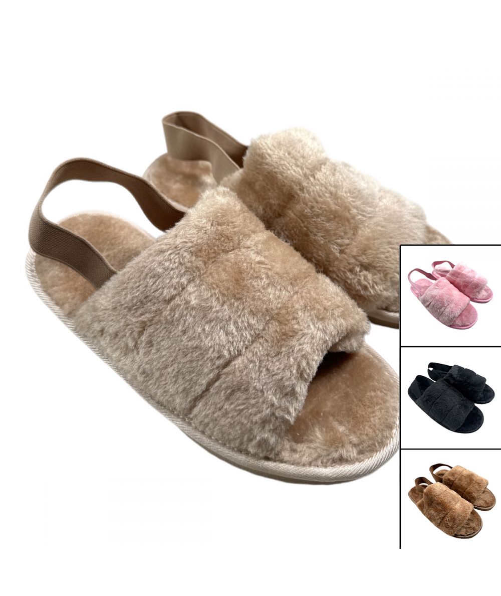 Scott women's furry slippers