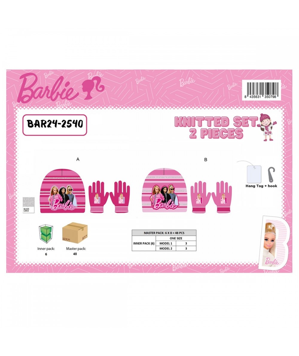 Bonnet Gants Fille Barbie