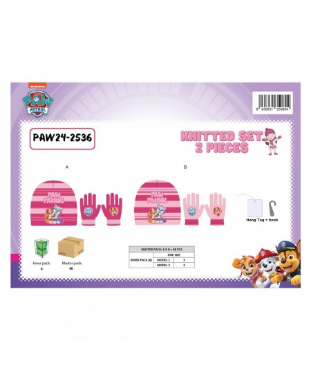 Bonnet Gants Fille Paw Patrol