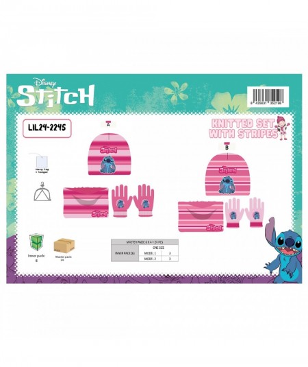 Bonnet Gants Snood Fille Lilo & Stitch