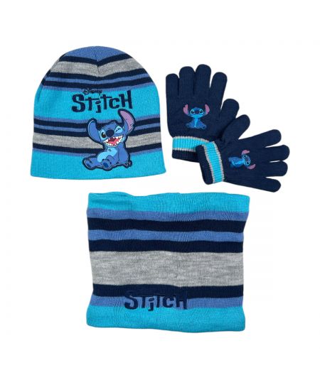 Cappello Guanti Snood Boy Lilo & Stitch