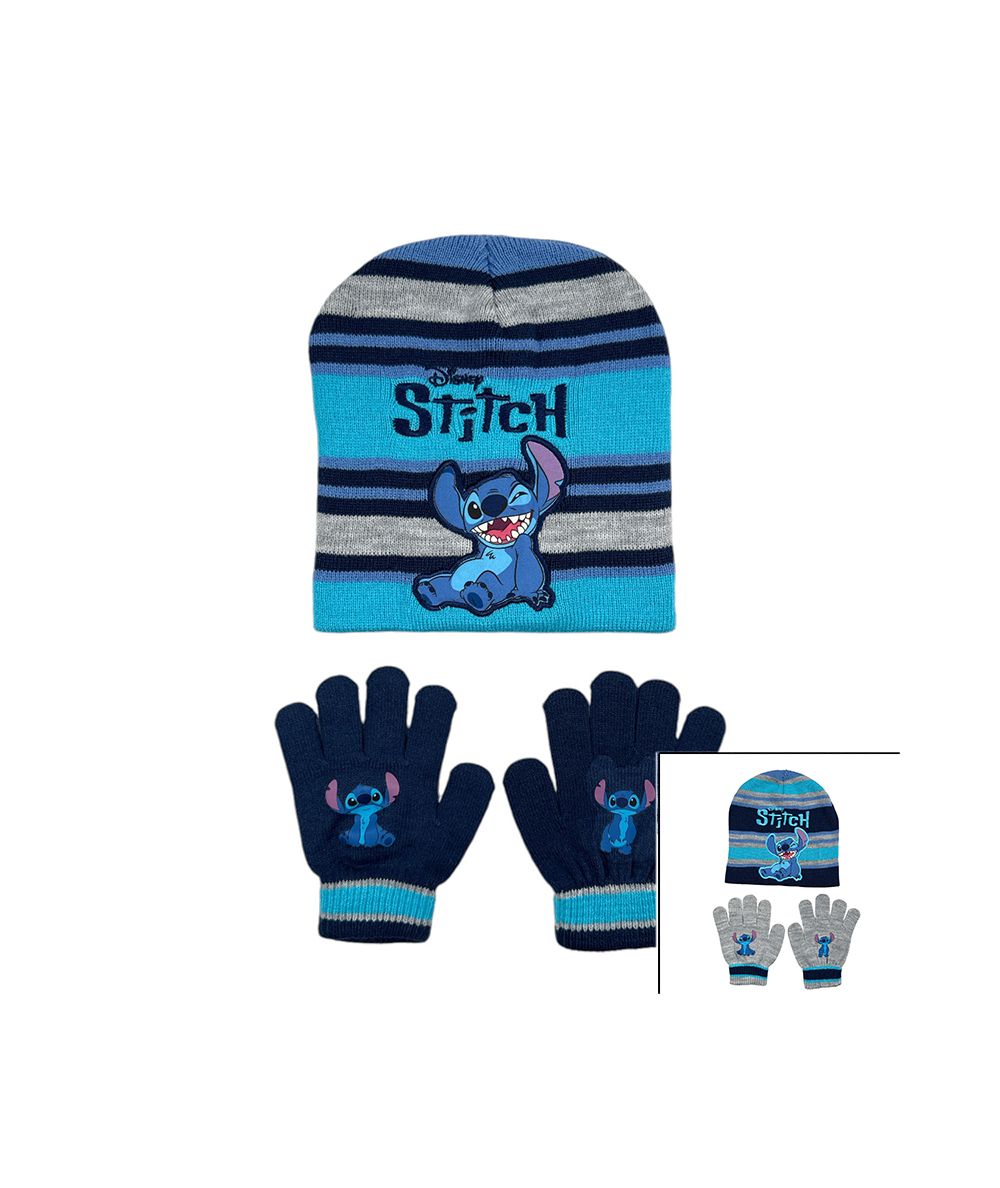 Lilo & Stitch Gorro Guantes Niño