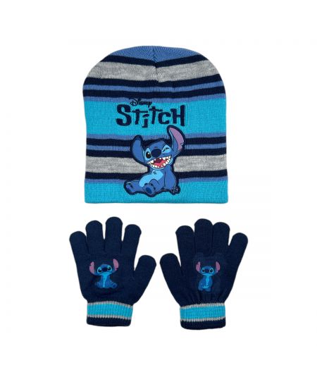 Lilo & Stitch Gorro Guantes Niño