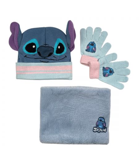 Mütze Handschuhe Schlauchschal Mädchen Lilo & Stitch