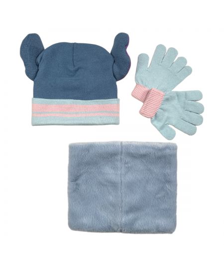 Bonnet Gants Snood Fille Lilo & Stitch