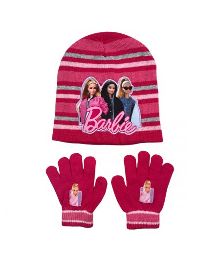 Barbie Mädchen Handschuhe Hut