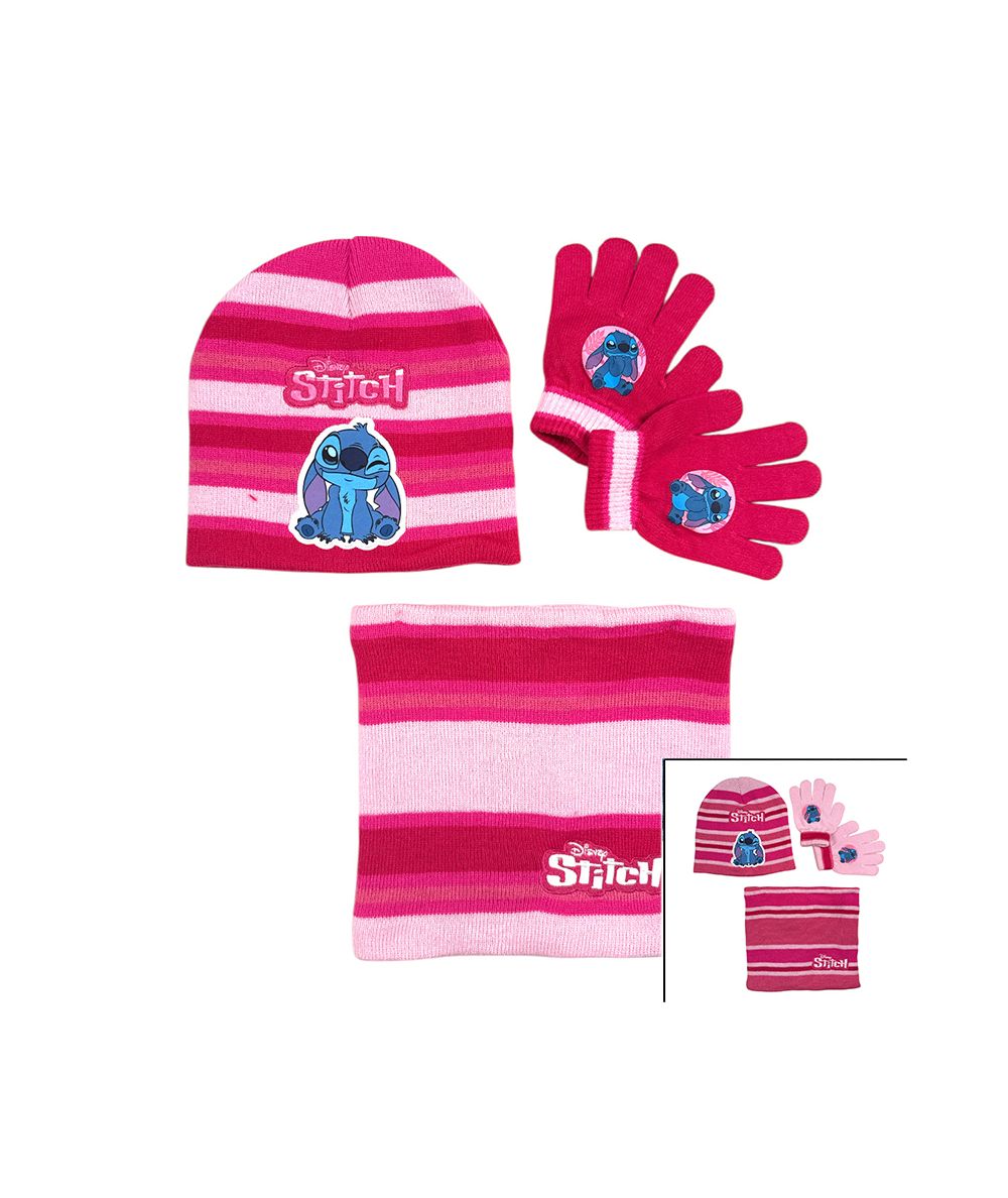 Bonnet Gants Snood Fille Lilo & Stitch