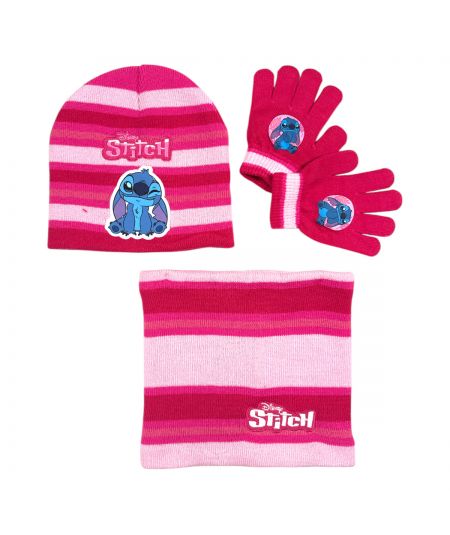 Bonnet Gants Snood Fille Lilo & Stitch