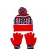 Gorro con guantes de Spiderman.