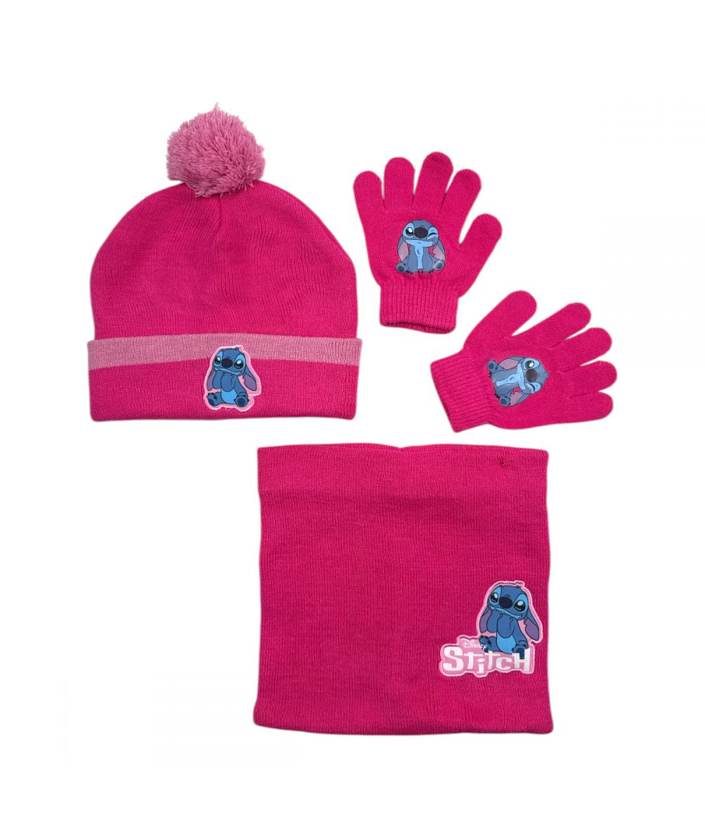 Bonnet Gants Snood Fille Lilo & Stitch