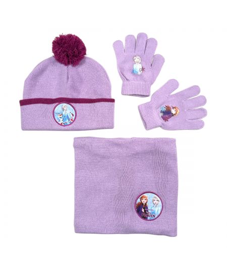 Cappello Guanti Snood Bambina Frozen