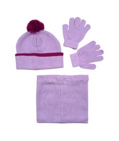 Frozen Girl Snood Gloves Hat