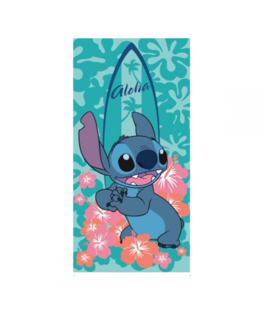 Toalla de poliéster de Lilo y Stitch