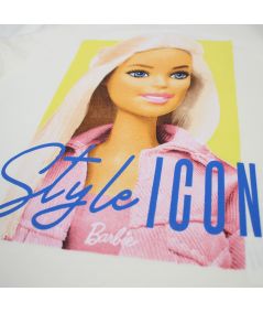 Kurzärmeliges T-Shirt für Mädchen mit Barbie-Motiv