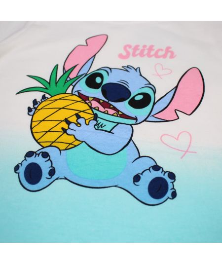 Camiseta de manga corta para niñas de Lilo y Stitch