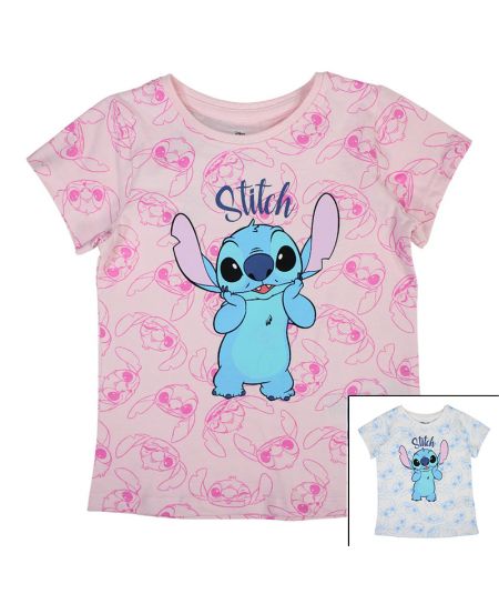 Camiseta de manga corta para niñas de Lilo y Stitch