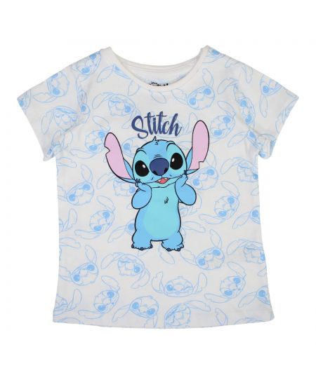 Camiseta de manga corta para niñas de Lilo y Stitch