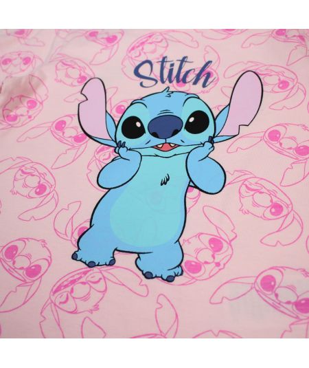 Camiseta de manga corta para niñas de Lilo y Stitch