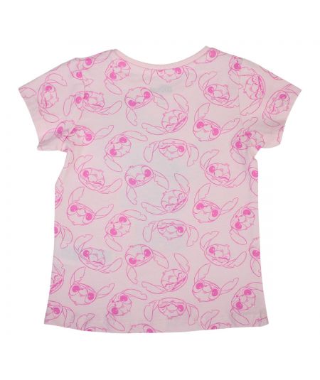 Camiseta de manga corta para niñas de Lilo y Stitch