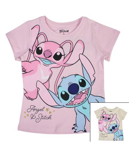 T-shirt manches courtes Fille Lilo & Stitch