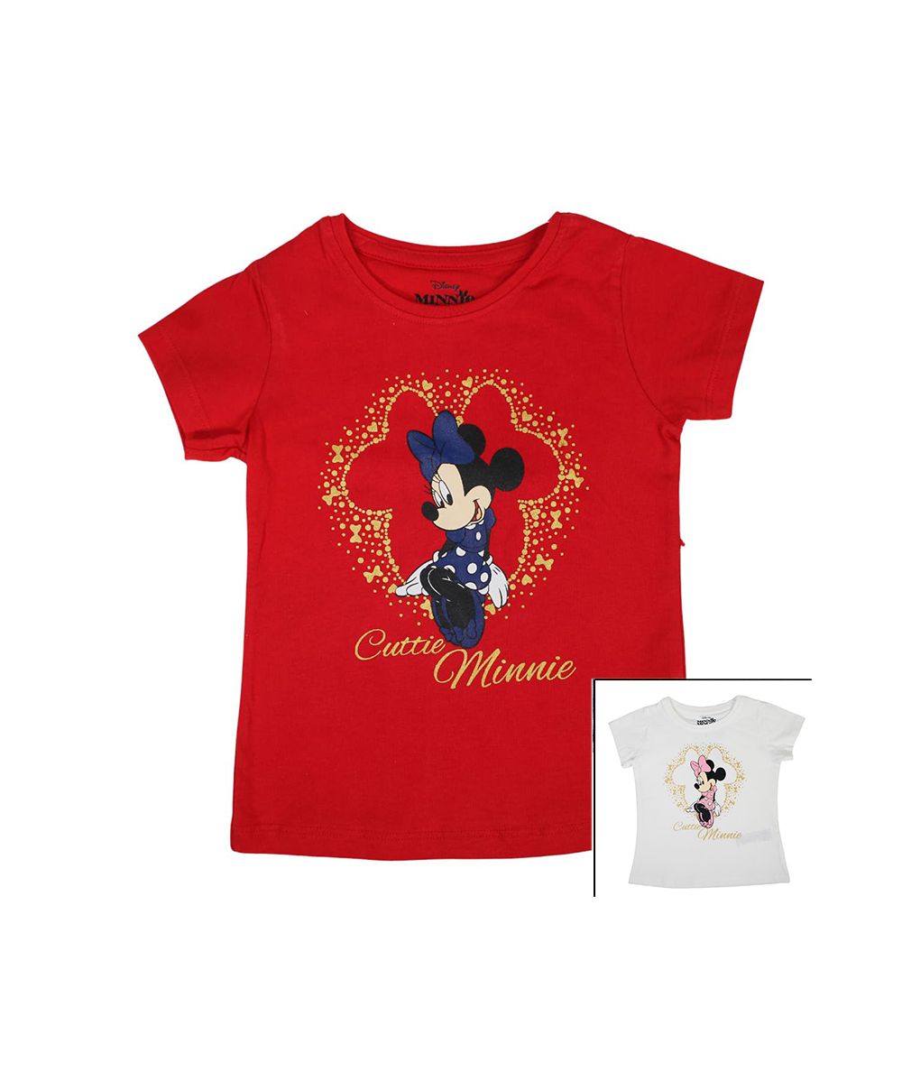 Camiseta de manga corta de Minnie para niña