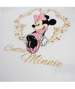 Camiseta de manga corta de Minnie para niña