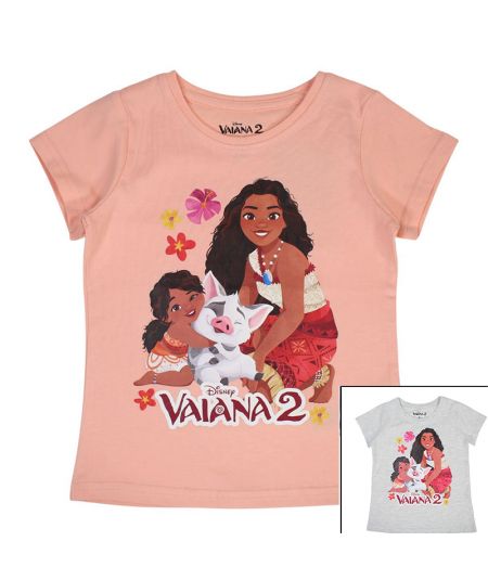 Vaiana Kurzarm-T-Shirt für Mädchen