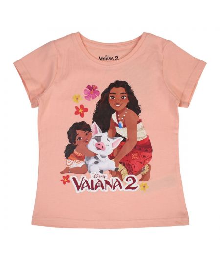 Vaiana Kurzarm-T-Shirt für Mädchen