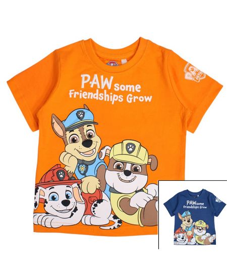 T-shirt manches courtes Garçon Paw Patrol