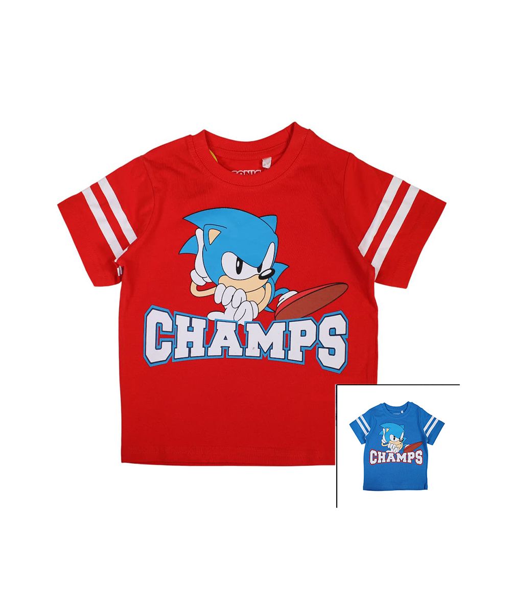 Camiseta de manga corta de Sonic Boy