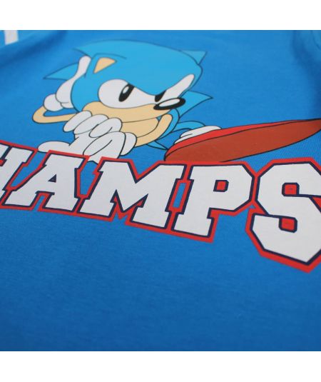 Camiseta de manga corta de Sonic Boy