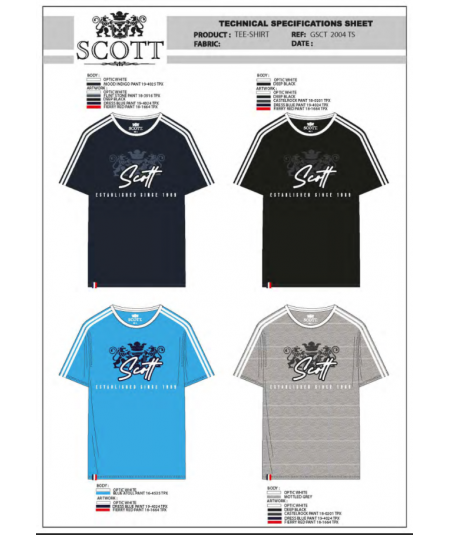 T-shirt manches courtes homme Scott