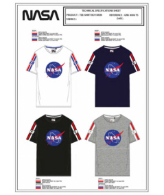 T-shirt manches courtes homme Nasa