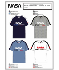 T-shirt manches courtes homme Nasa