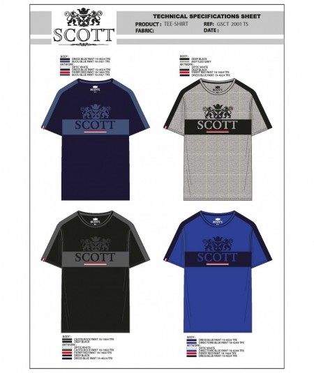 T-shirt manches courtes homme Scott