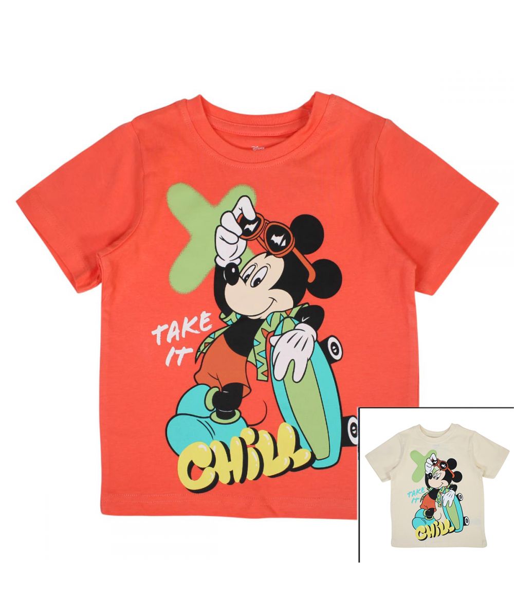 Camiseta de manga corta para niño de Mickey