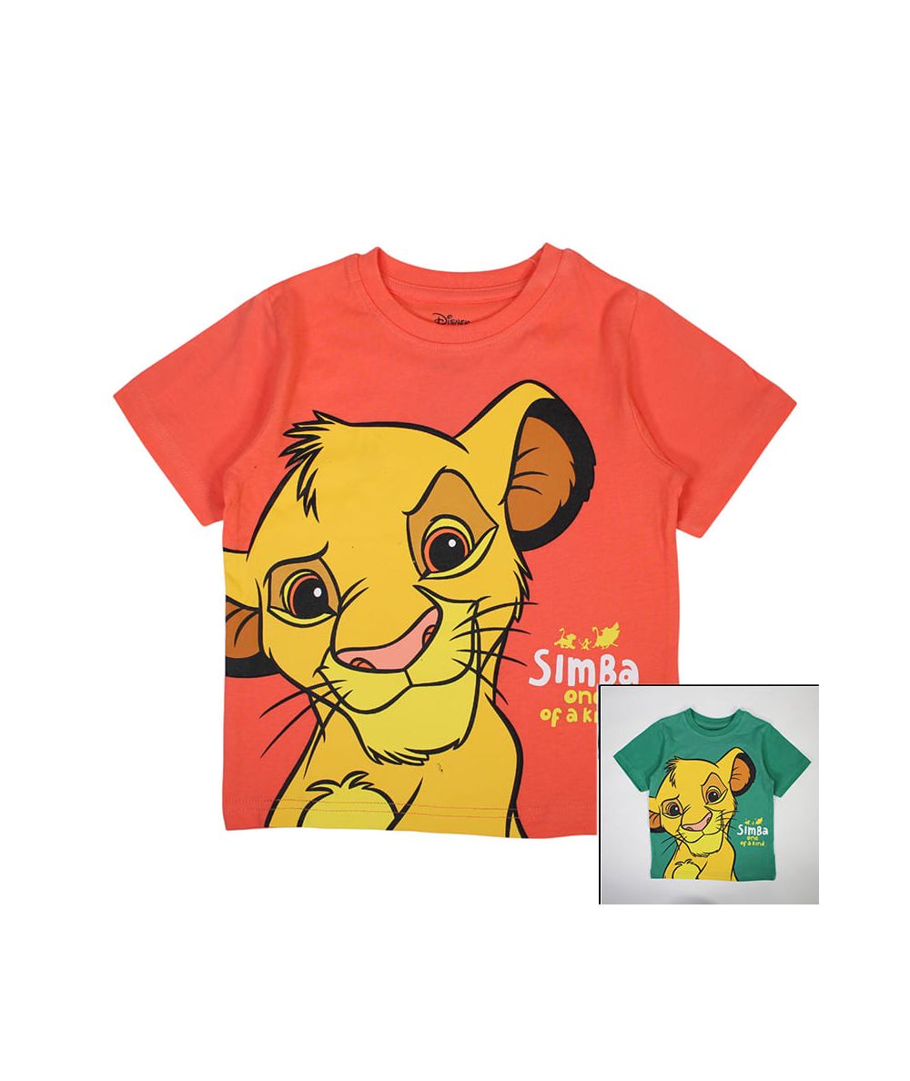 Camiseta de manga corta para niño de El Rey León