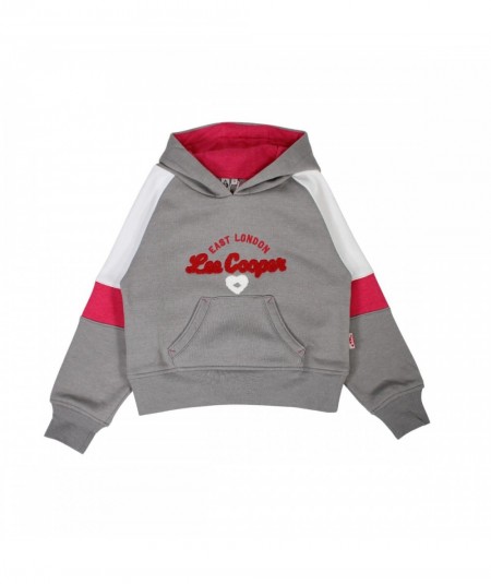 Sweat à capuche fille Lee Cooper