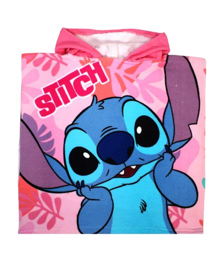 Poncho polyester Lilo et Stitch