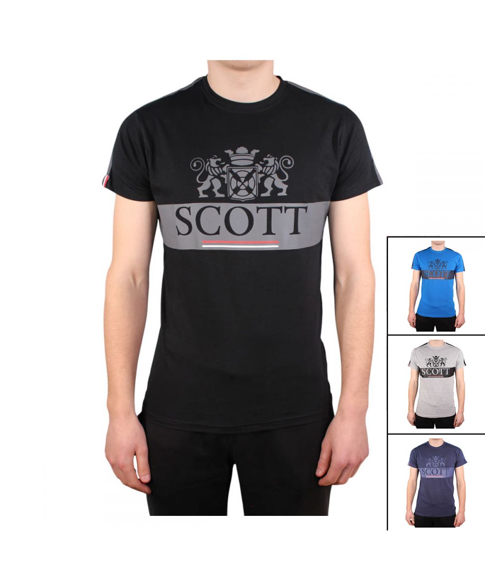 T-shirt a maniche corte da uomo Scott