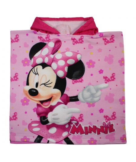 Poncho de poliéster de Minnie