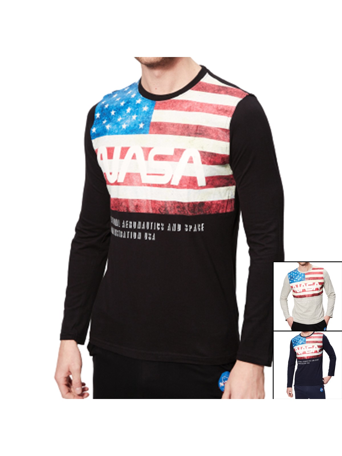 Nasa Camiseta de manga larga Hombre