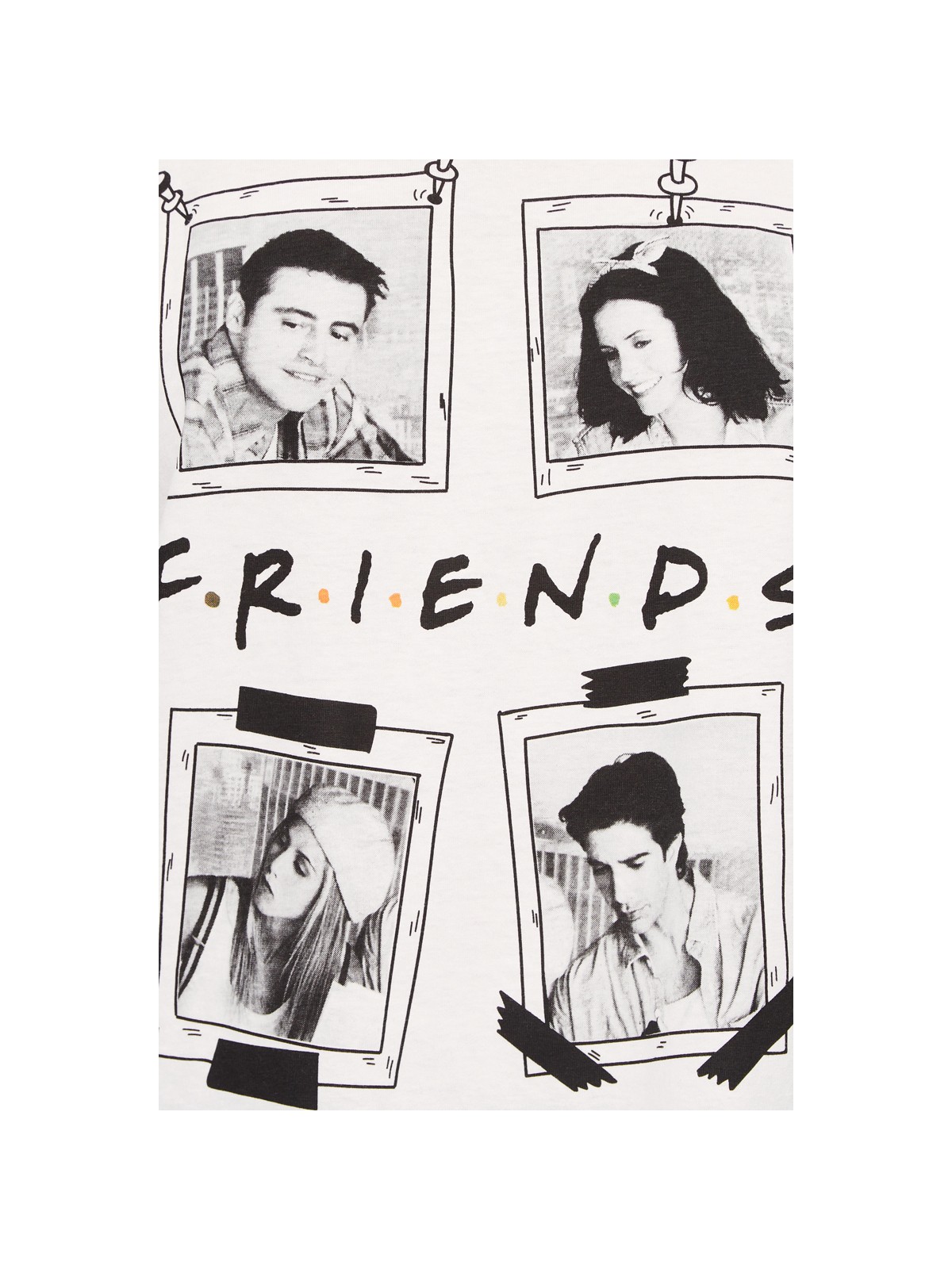 Friends Forever Sketch Art Icons TV Show Chandler Rachel Joey Ross Mon   Motitopia
