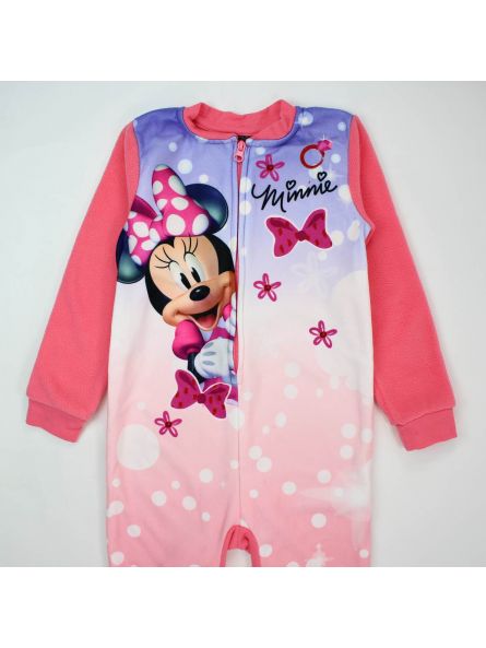 Minnie Fleece pajama jumpsuit