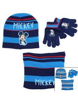 Mickey Muts met Nek warmer en handschoen