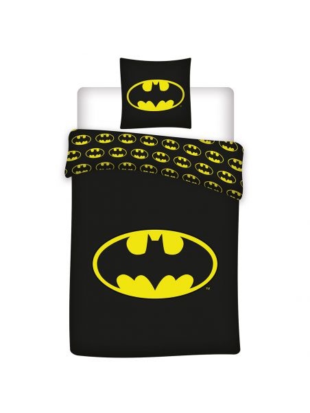 Housse de couette + Taie d'oreiller Batman 